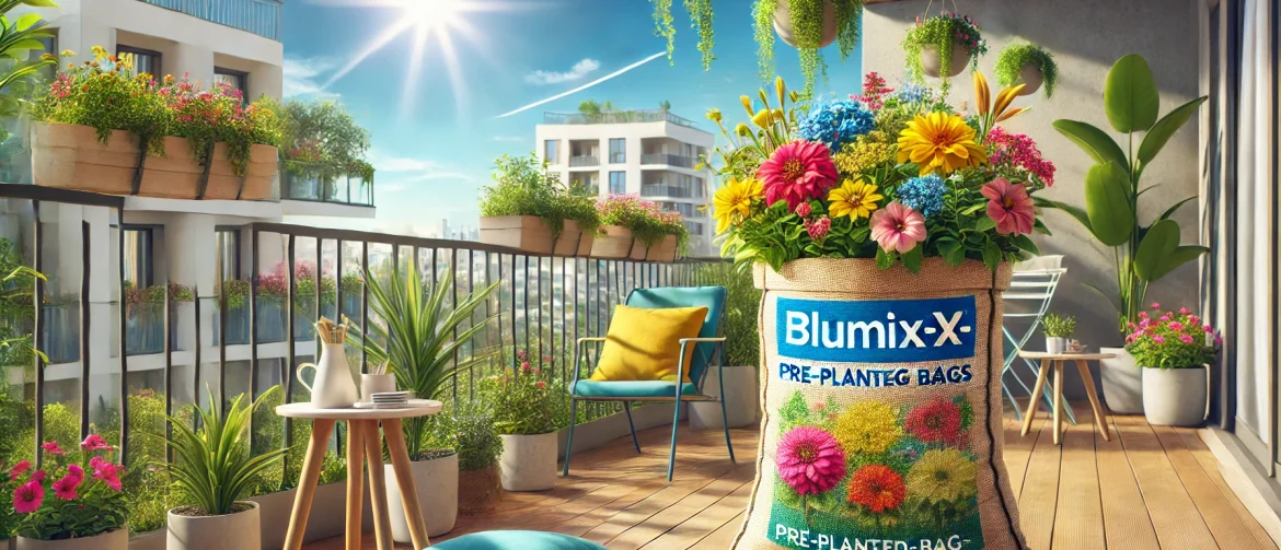 Die einfachste Balkonbepflanzung der Welt: Blumixx bringt dir nachhaltig ausgewählte Pflanzen direkt nach Hause. Kein Aufwand, nur Freude!